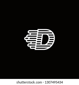 D Logo Letter Speed Designs Templete