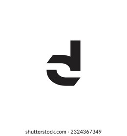 D-Logo, D-Buchstaben-Logo, Letter-Logo, Vektorgrafiken.