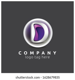 D Logo , name start with d company symbol, logo designing  