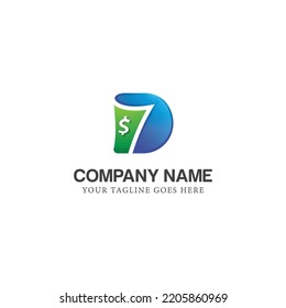 D logo template dollar Logo is good for your company hopes you like it. 