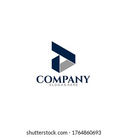d logo template vector for company