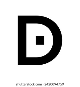 D-Logo, Vektorgrafik-Symbole und Grafiken