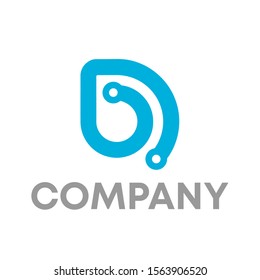 D logo vector design template sign