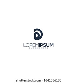 D Modern Letter Logo Design | D letter logo mark | D Letter Template
