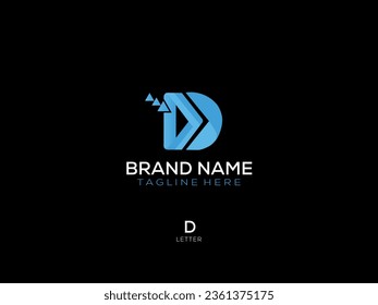 diseño de logotipo de letras modernas
