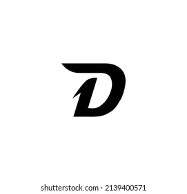 logotipo D moderno, logotipo D, inicial D, letra D