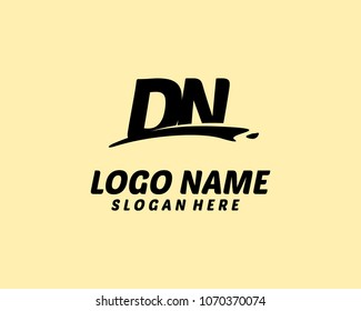 D N Initial logo