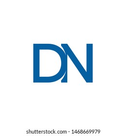 D N letter logo design