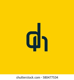 D & N Letter logo design vector element