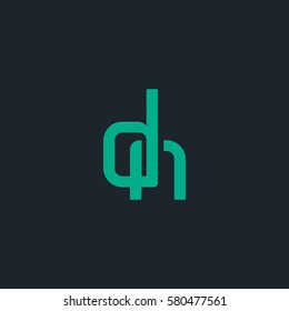 D & N Letter logo design vector element