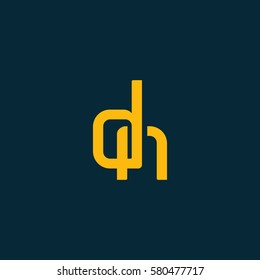 D & N Letter logo design vector element