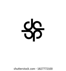D And P Alphabet Logo Design