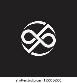 D P Letter Infinity Vector Logo Template Illustration Design.