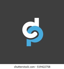 D & P Letter logo, Icon, Vector element