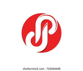 D P letter logos Template
