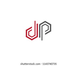D with P letter symbol illustration