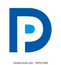 D And P Logo Vector.