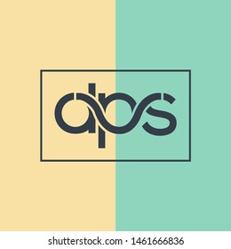 D P S Joint Letters Logo Design Vector