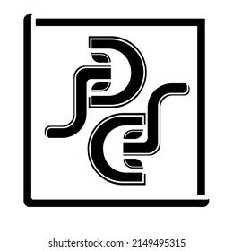D or P is your opinion logo style