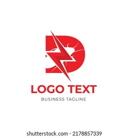 D Pest control logo design template