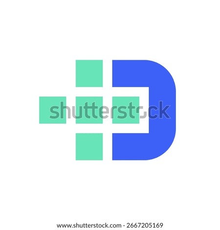 D plus data medical logo design