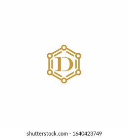 D Premium alphabet logo design