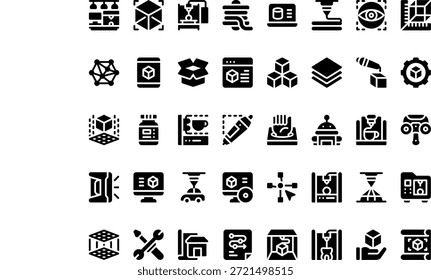 Iconos de la impresión y de la tecnología Icono simple del Vector. Plantilla de diseño de símbolos de ilustración para elemento de interfaz de usuario móvil de Web.