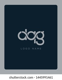 D Q G joint logo design vector template