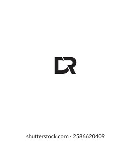 d r letter combination vector logo company design