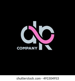 D & R Letter logo design vector