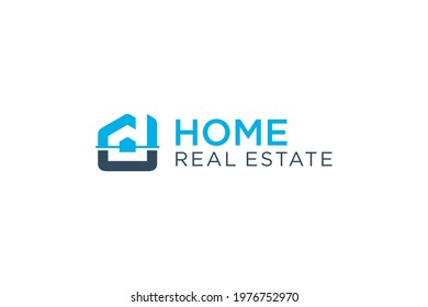 D Real Estate Logo. Construction Architecture Building Logo Design Template Element