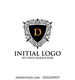 D Royal Classic Shield Logo icon