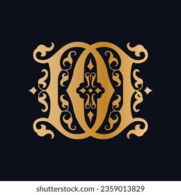 D and D Royal Monogram - A Majestic Emblem of Elegance and Distinction