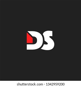 D & S letters Joint logo icon vector template.
