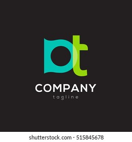 D & T Letter logo design element