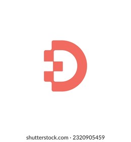Logo de D Tech Logo de la letra D