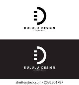 D vector logo design for company