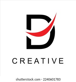 D vector logo design symbol icon illustration
