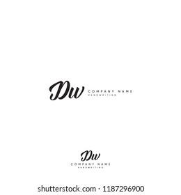 D W Initial logo