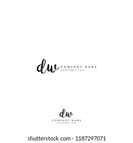 D W Initial logo