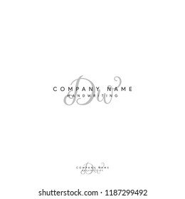 D W initial logo
