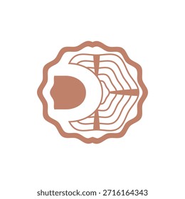 D Diseño de Vector de madera con un emblema circular con letras D, utilizando el espacio negativo para dar forma a la letra D para un concepto visual limpio y creativo. La composición equilibrada representa la artesanía, la precisión y el carácter de madera natural. Ideal para marcas de carpintería, empresas de muebles, servicios de carpintería, proveedores de materiales y proyectos de identidad corporativa profesional. Totalmente escalable y adecuado para aplicaciones de impresión y digitales.