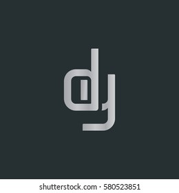 D & Y Letter logo design vector element