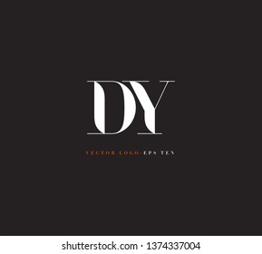 D Y letters Joint logo icon vector template.