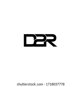D2r Letter Original Monogram Logo Design Stock Vector (Royalty Free ...