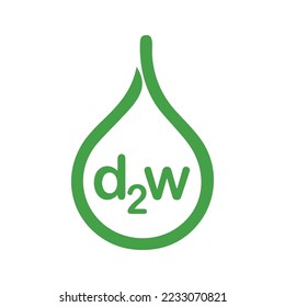 d2w Green Symbol for OXO Biodegradable Eco Plastic Bags