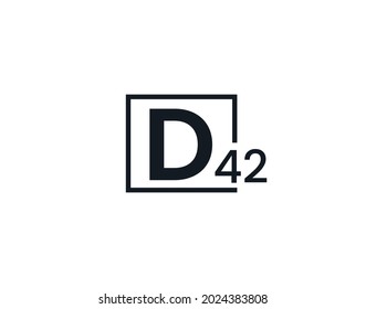 D42, 42D Initial letter logo