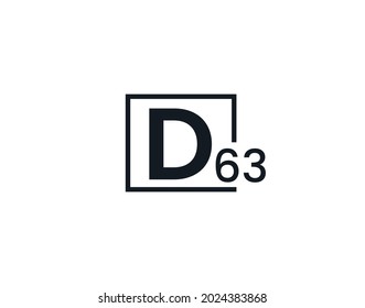 D63, 63D Initial letter logo
