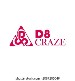 D8 Craze Snooker brand premium logo 