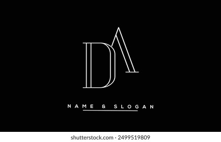 DA, AD Abstract Letters Logo Monogram